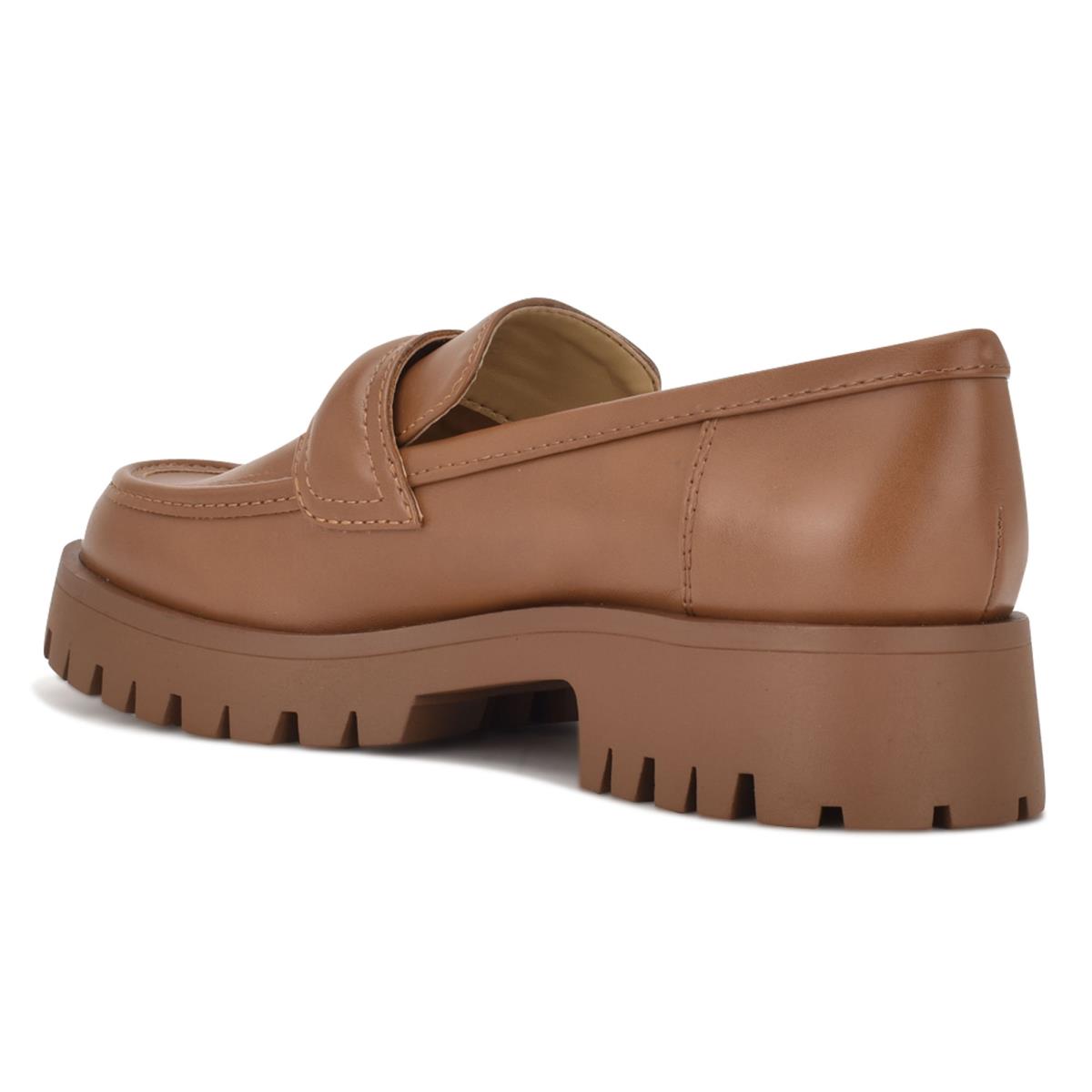 Nine West Garren Lug Sole Loafers Brown | CFQW41695