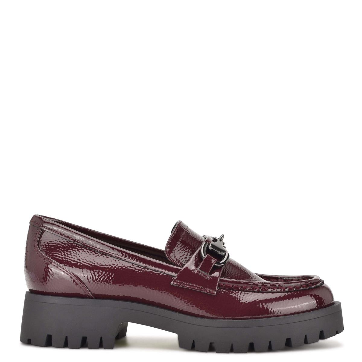 Nine West Gonehme Lug Sole Loafers Red | FINY06297