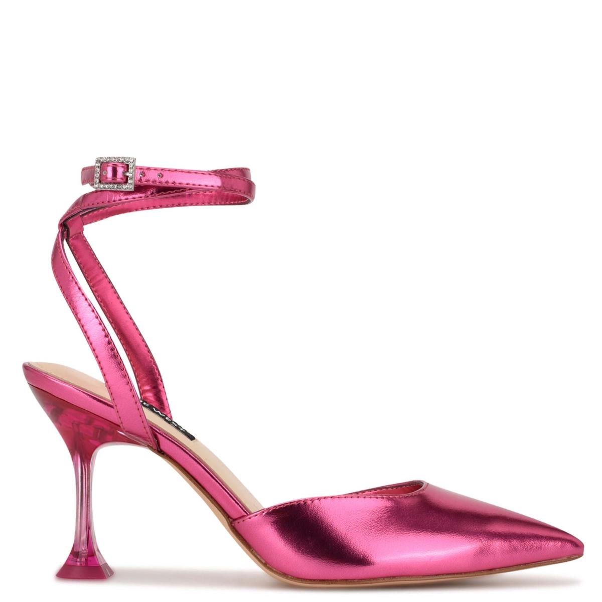 Nine West Harlowe Ankle Strap Pumps Pink | MUZN32168