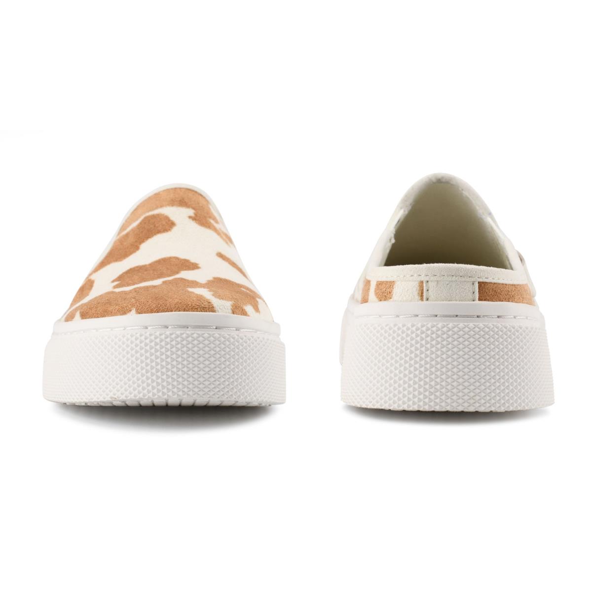 Nine West Hayzel Slip On Sneaker Brown / White | VPIN48709