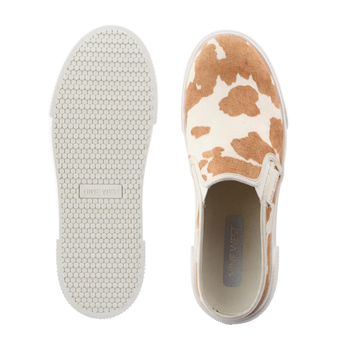 Nine West Hayzel Slip On Sneaker Brown / White | VPIN48709