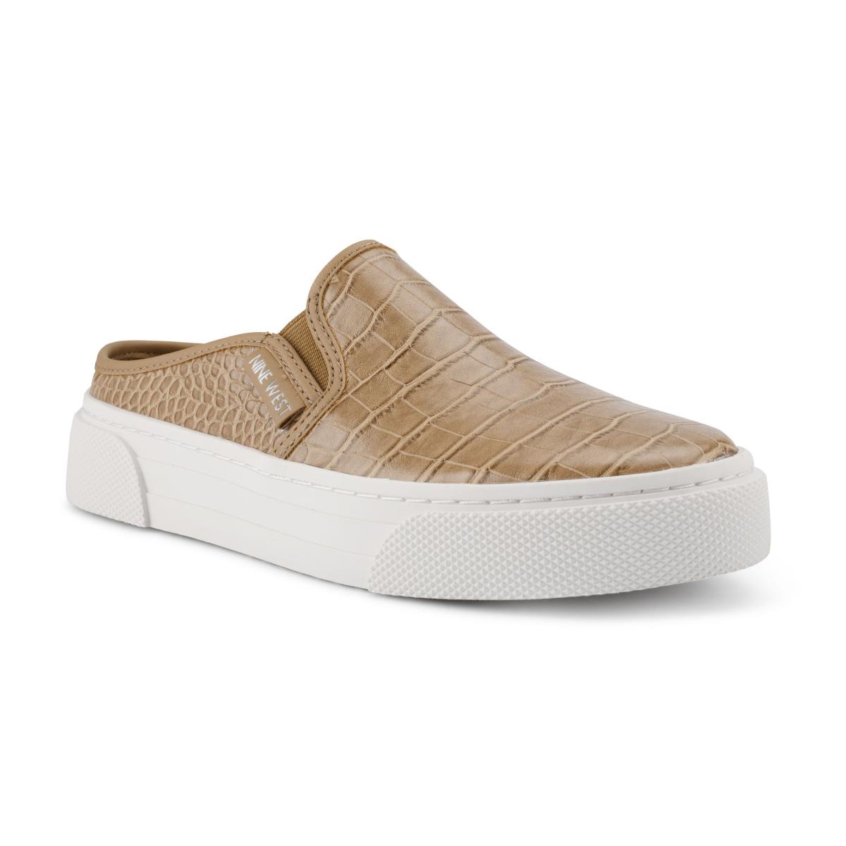 Nine West Hayzel Slip On Sneaker Snake / Brown | LXGB53680