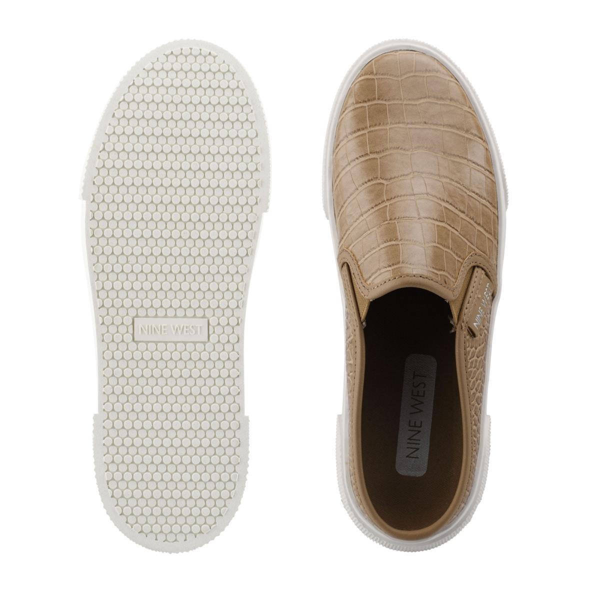 Nine West Hayzel Slip On Sneaker Snake / Brown | LXGB53680