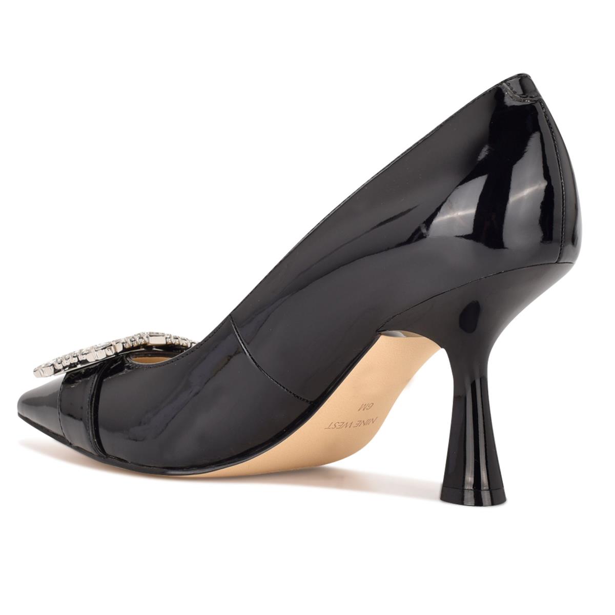 Nine West Helyn Pointy Toe Pumps Black | FOUX69271