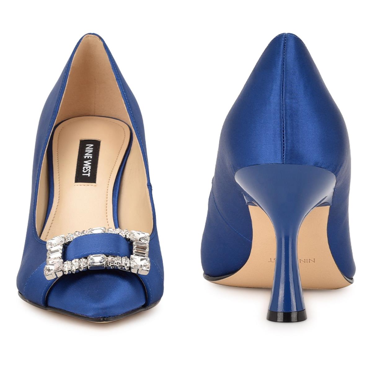 Nine West Helyn Pointy Toe Pumps Blue | RXWP98267