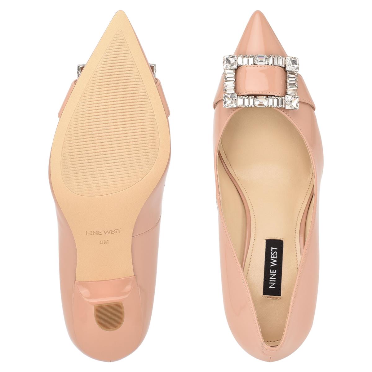 Nine West Helyn Pointy Toe Pumps Skin Color | UTAW35612