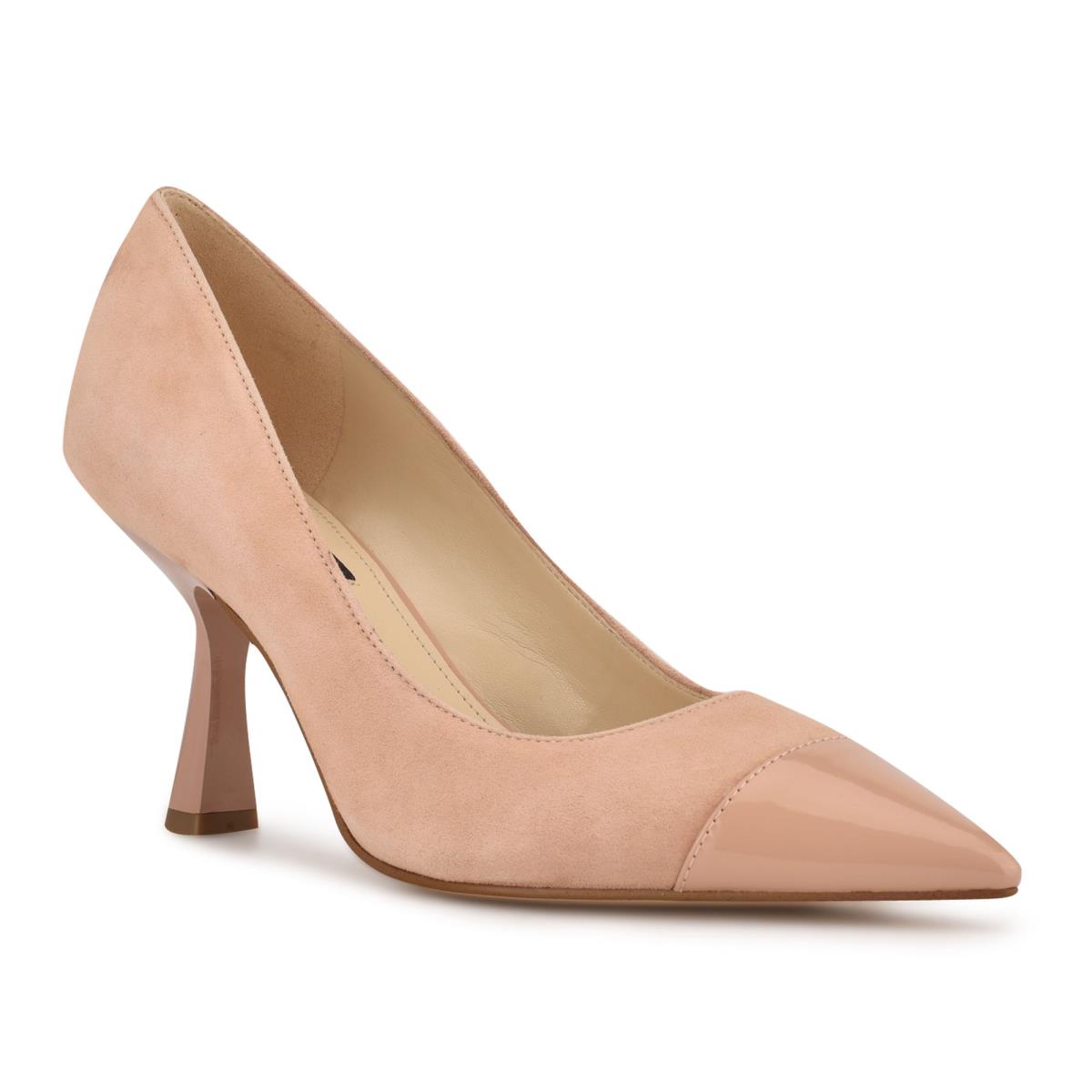 Nine West Hippa Pointy Toe Pumps Beige | VPRF27619