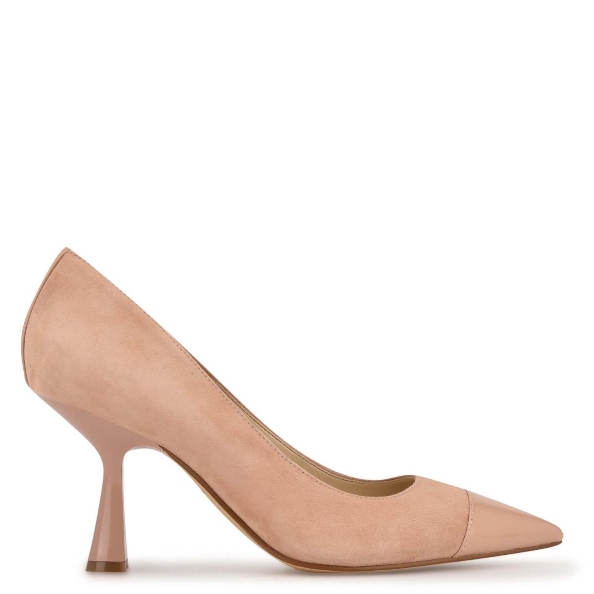 Nine West Hippa Pointy Toe Pumps Beige | VPRF27619