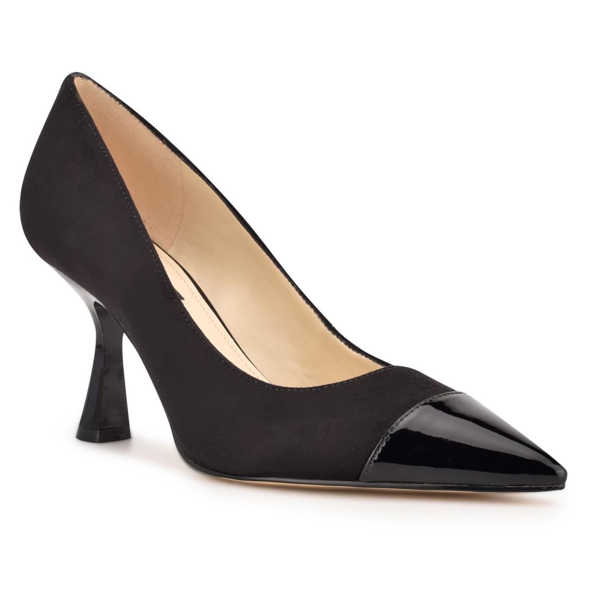 Nine West Hippa Pointy Toe Pumps Black | BRDY32485