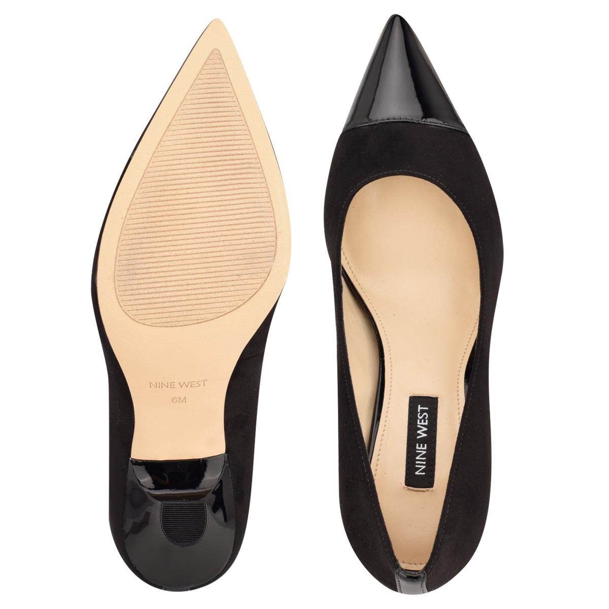 Nine West Hippa Pointy Toe Pumps Black | BRDY32485