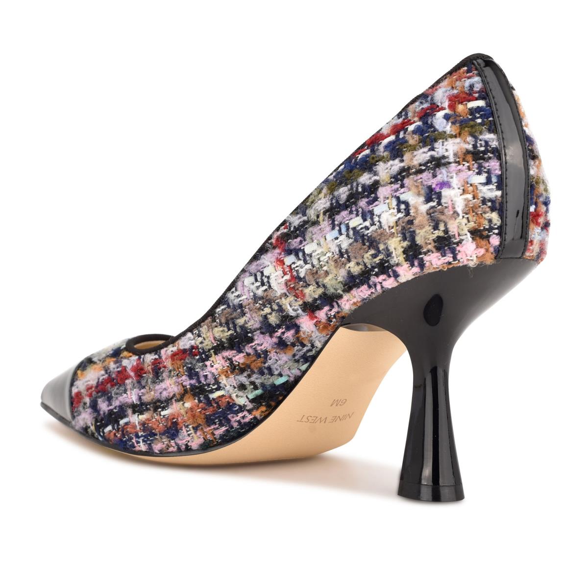 Nine West Hippa Pointy Toe Pumps Blue / Multicolor | ECDN97843