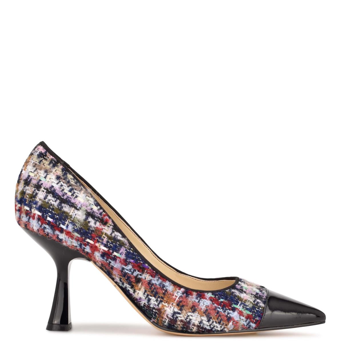 Nine West Hippa Pointy Toe Pumps Blue / Multicolor | ECDN97843