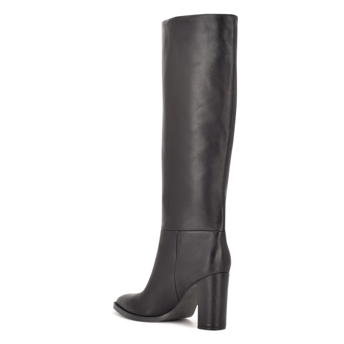 Nine West Hiya Heeled Boots Black | OIQL42395