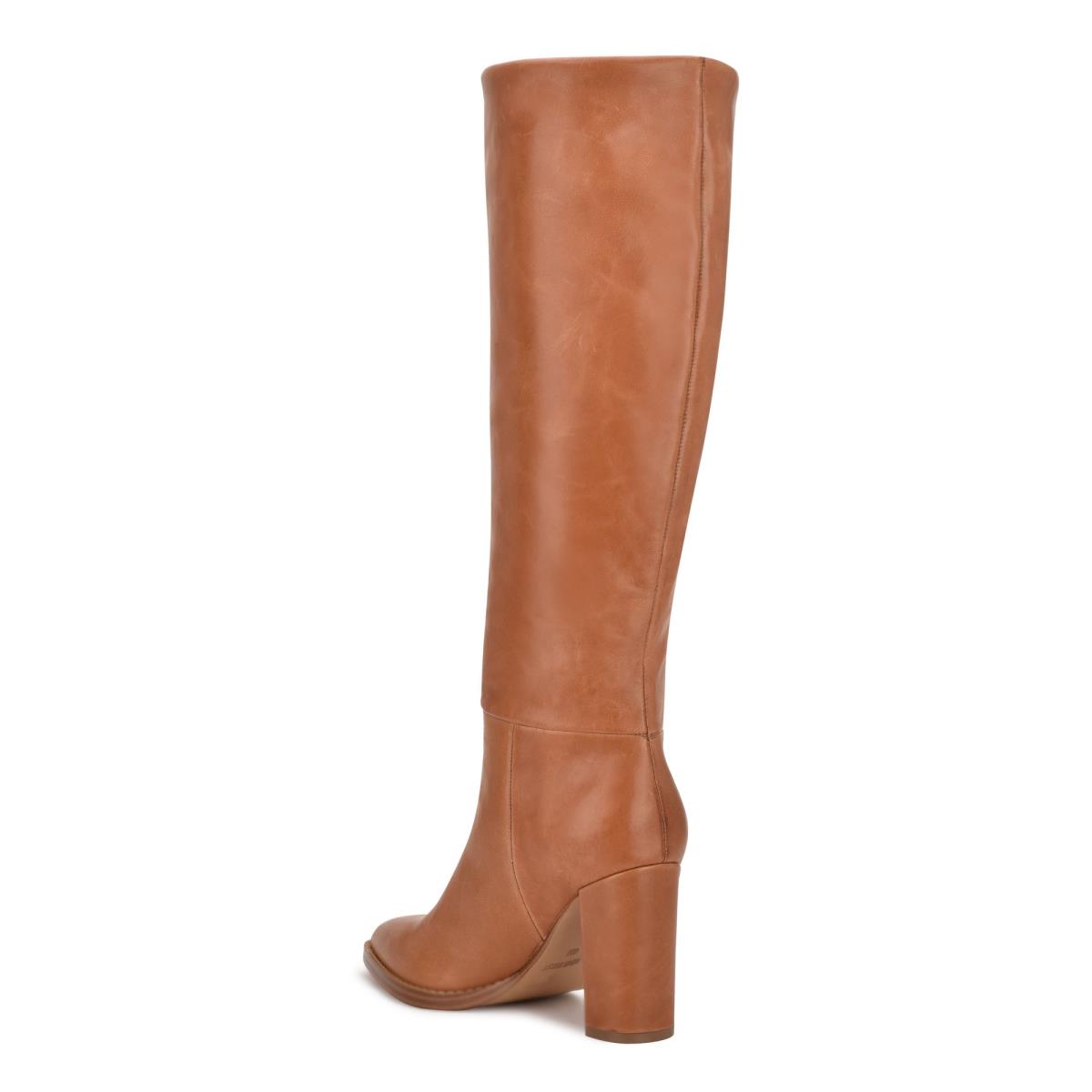 Nine West Hiya Heeled Boots Brown | RMWP84107