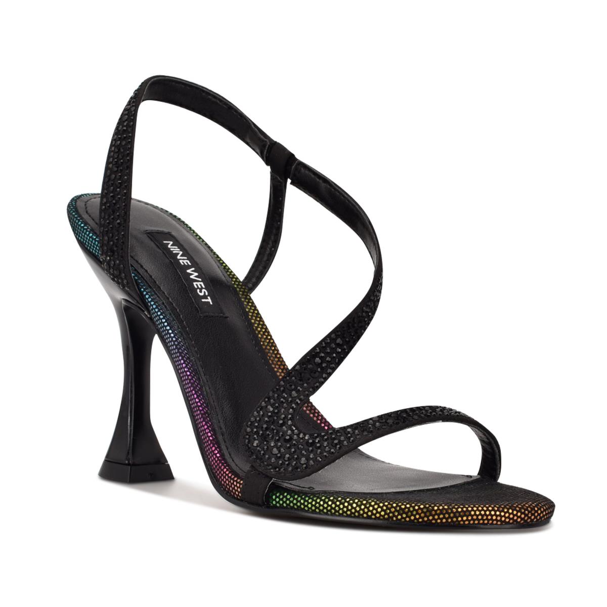 Nine West Immal Dress Sandals Black | EZOC86109