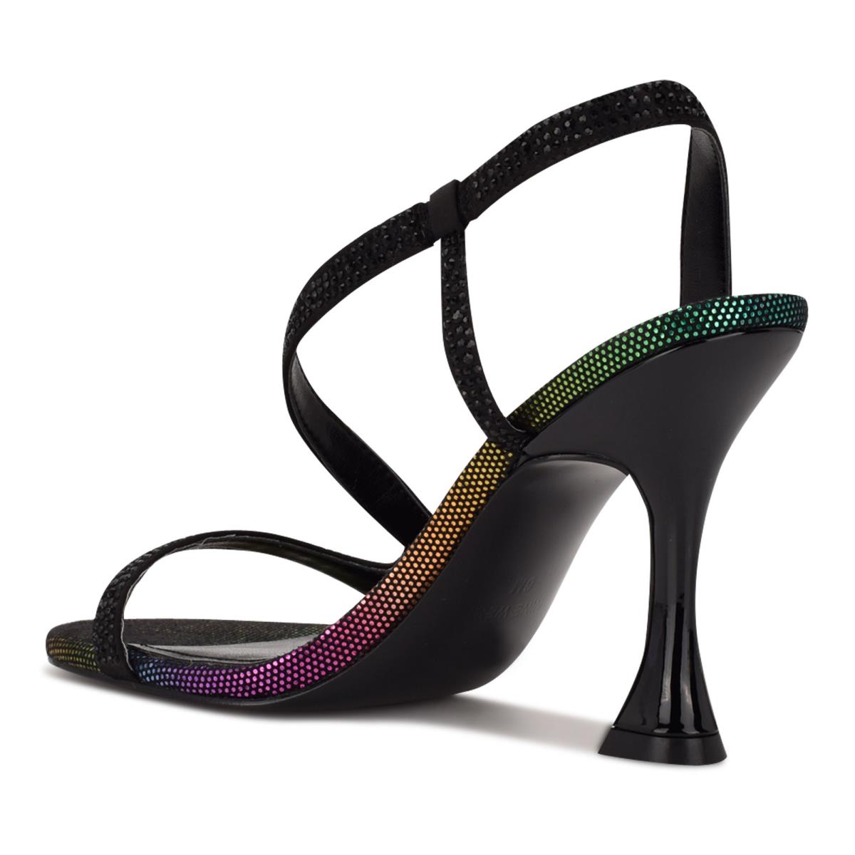 Nine West Immal Dress Sandals Black | EZOC86109