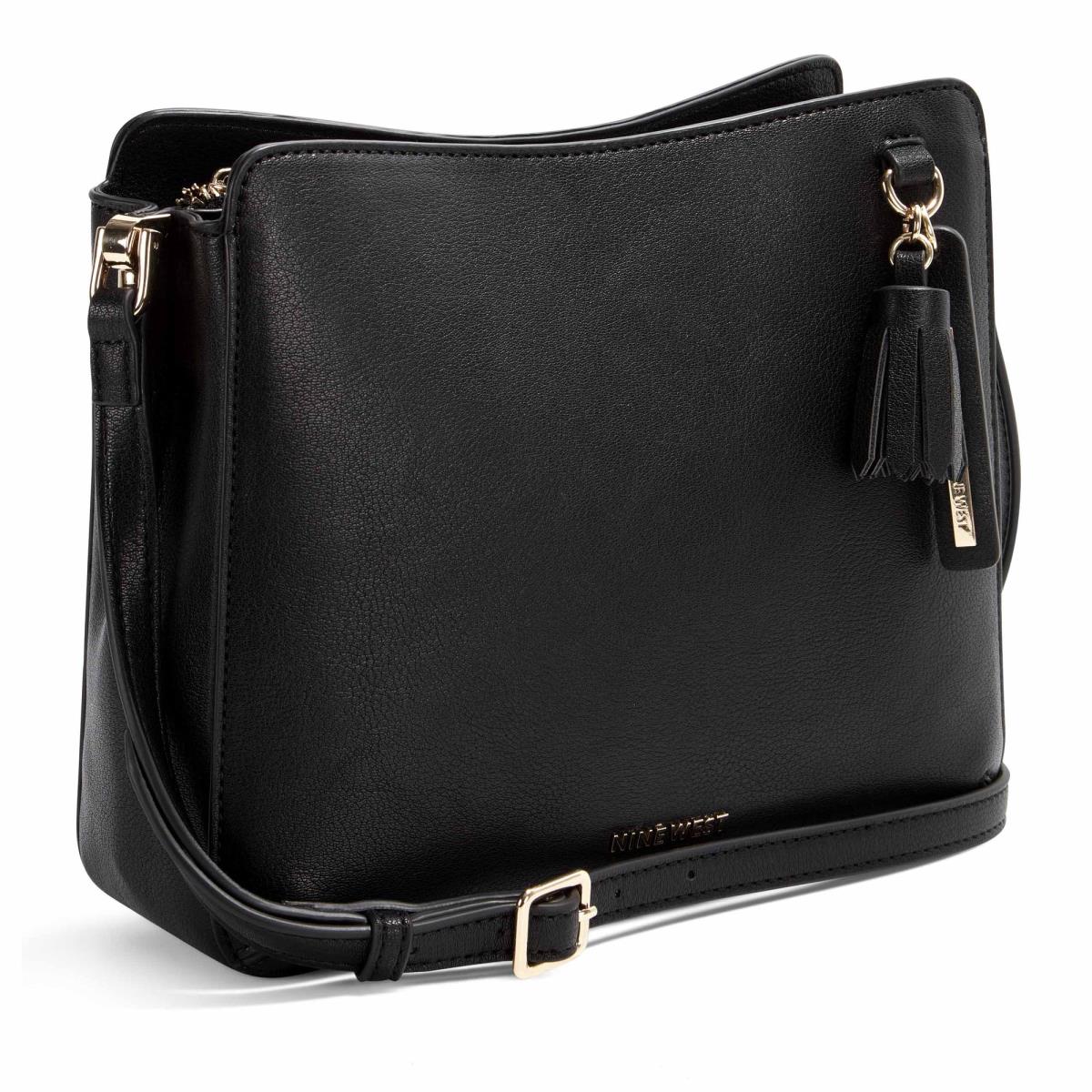 Nine West Imogen Swing Pack Crossbody Bags Black | YZVW80435