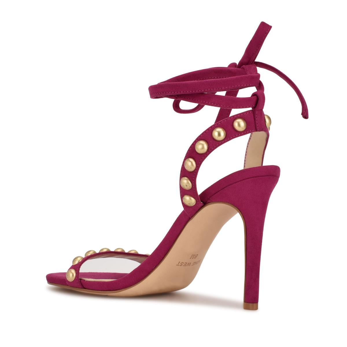 Nine West Istelle Heels Sandals Red | EAXI43257