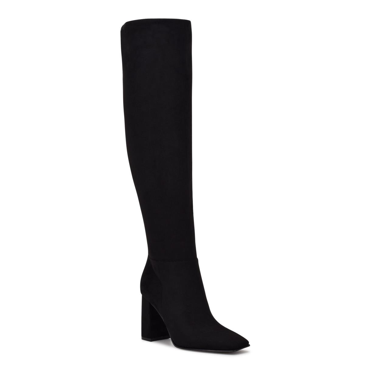 Nine West Kalida Heeled Boots Black | KFZN82769