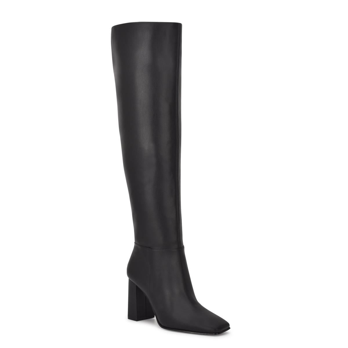 Nine West Kalida Heeled Boots Black | YPZF90623