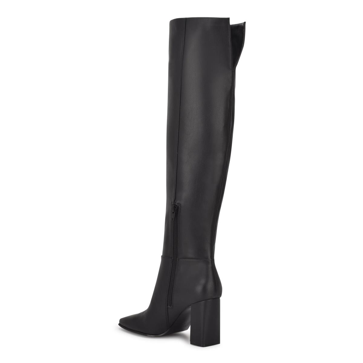 Nine West Kalida Heeled Boots Black | YPZF90623