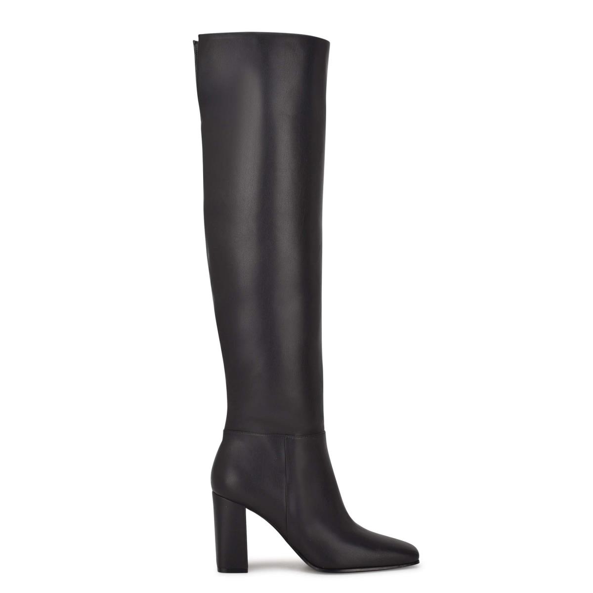 Nine West Kalida Heeled Boots Black | YPZF90623