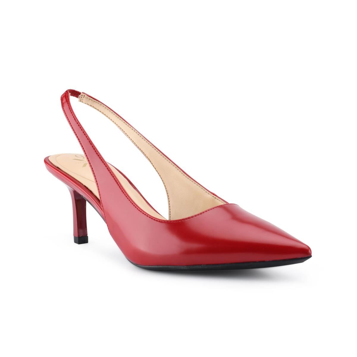 Nine West Kately 9x9 Slingback Pumps Red | YVQG06534