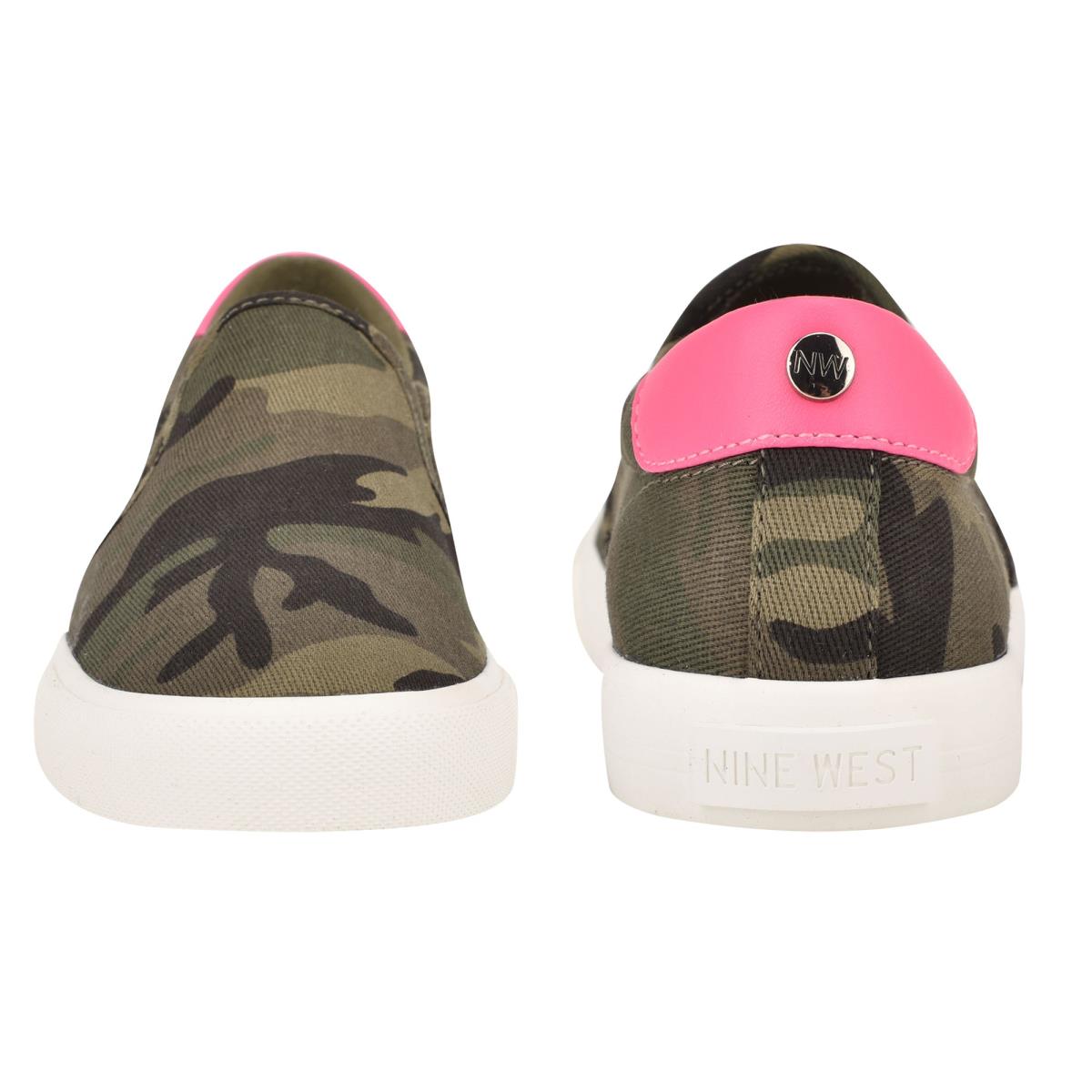 Nine West Lala Slip On Sneakers Camo | DELH80431