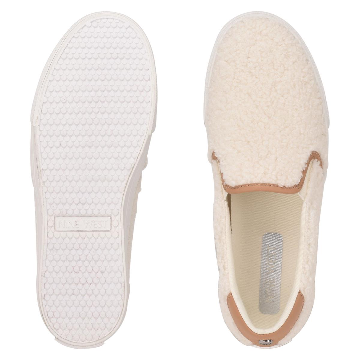 Nine West Lala Slip On Sneakers Cream | NCBS45039