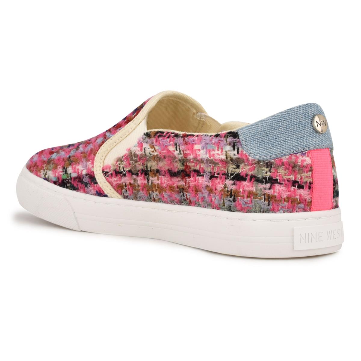 Nine West Lala Slip On Sneakers Pink / Multicolor | BPGW37580