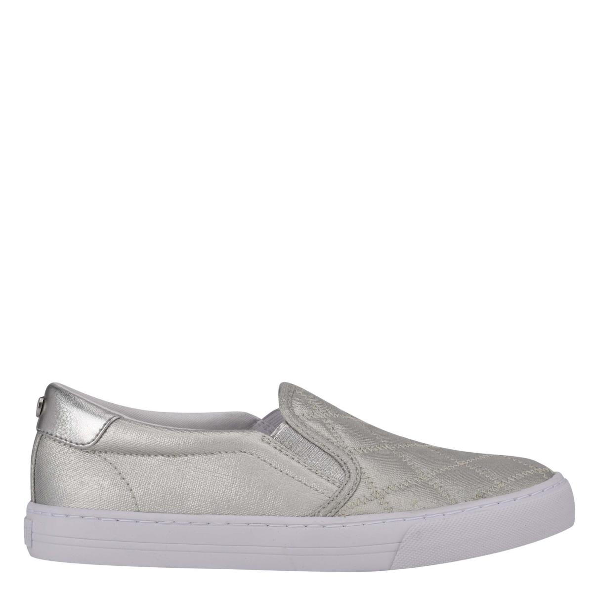 Nine West Lala Slip On Sneakers Silver | QAED35912