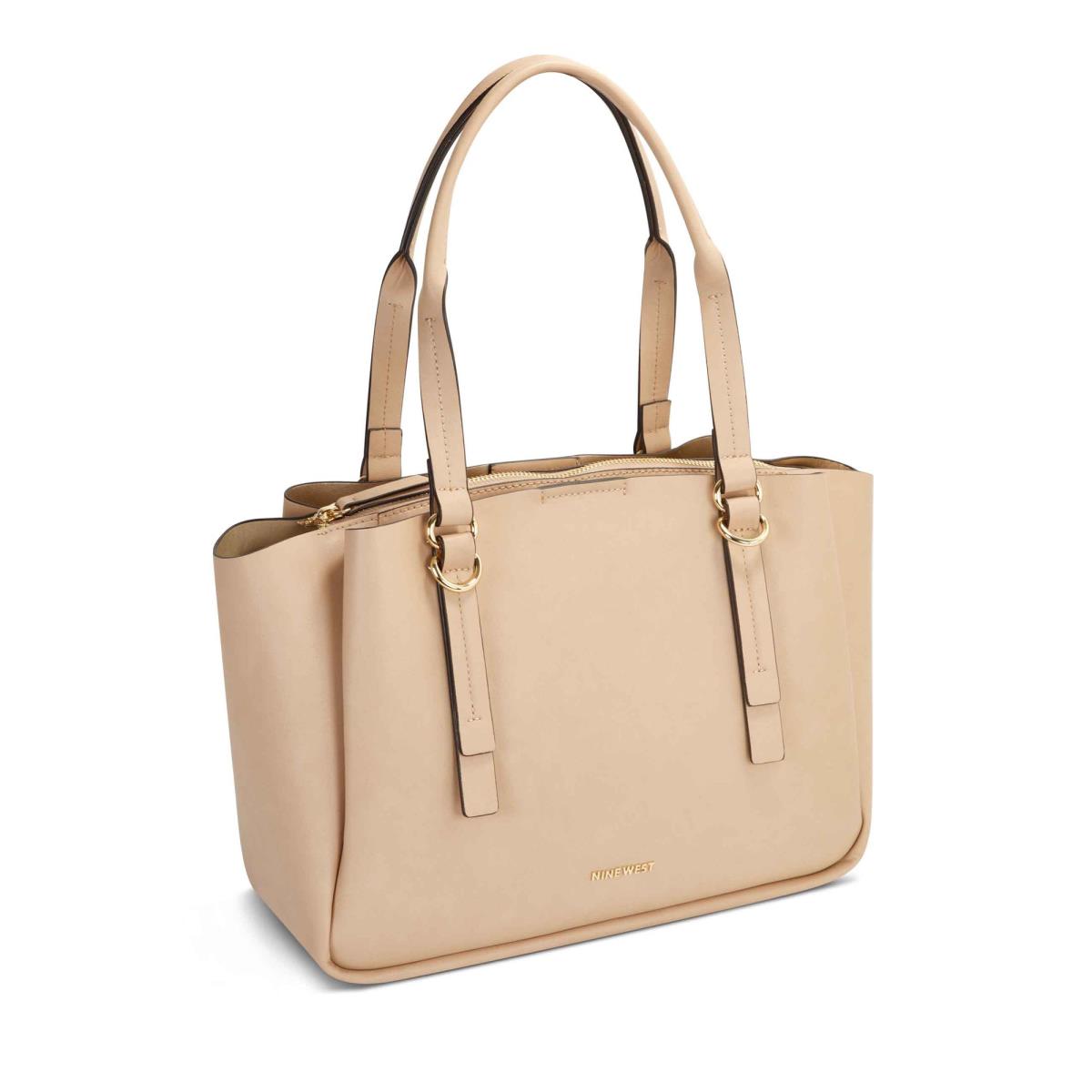 Nine West Maisie Jet Set Satchel Bags Beige | YJUP02356