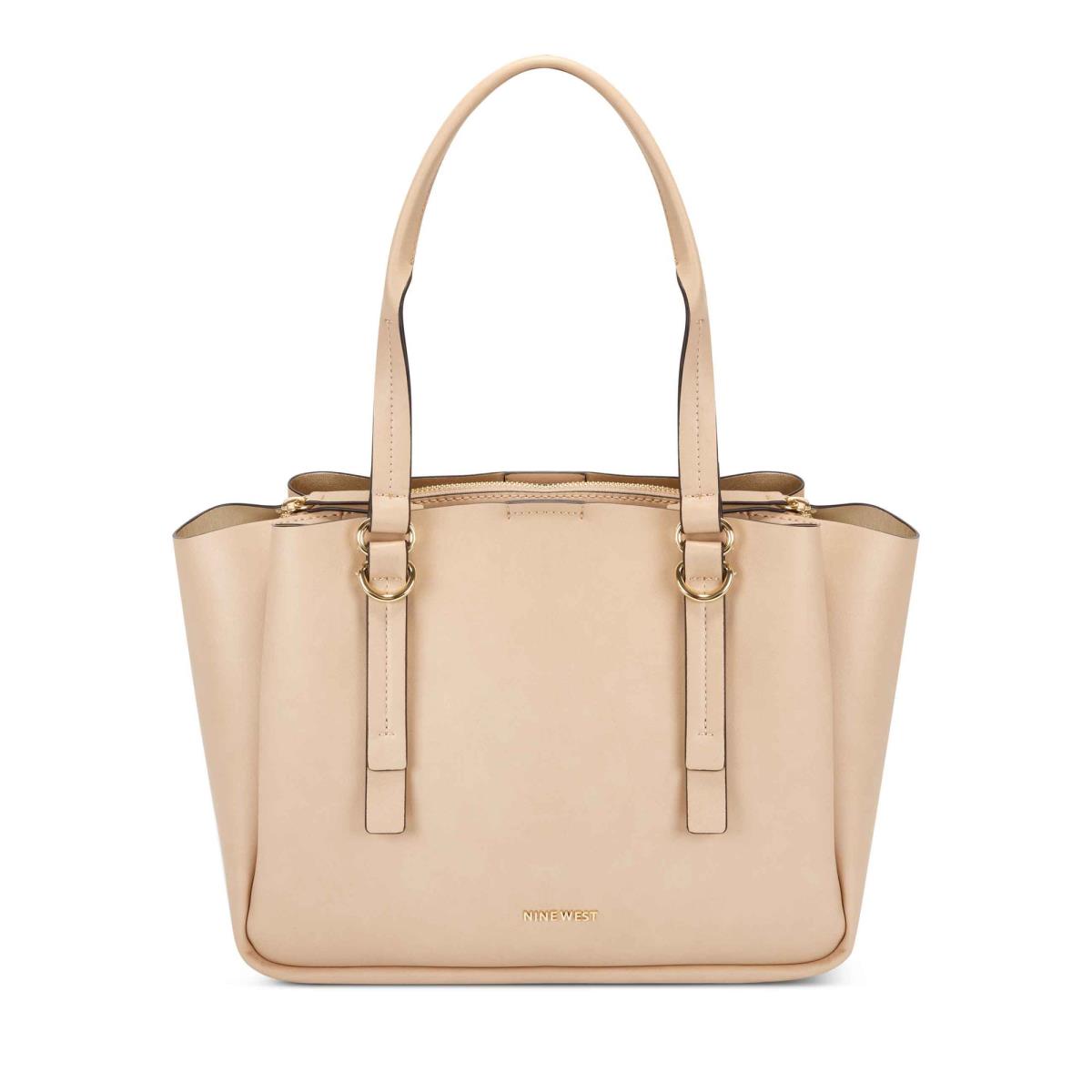 Nine West Maisie Jet Set Satchel Bags Beige | YJUP02356