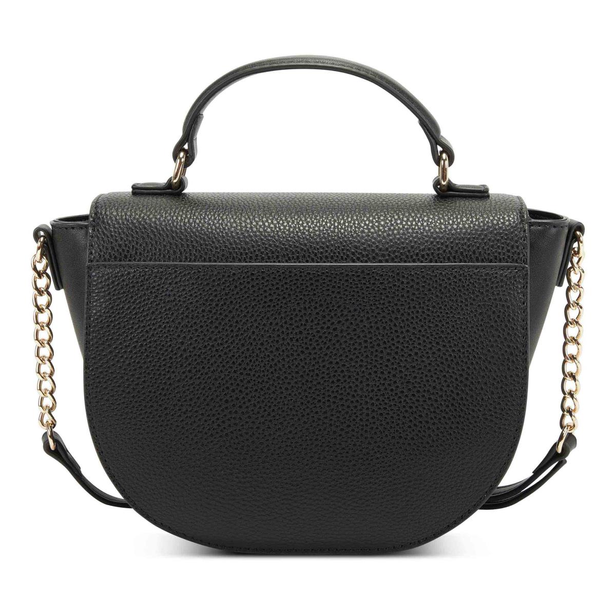 Nine West Nemi Top Handle Flap Crossbody Bags Black | MLEY03475