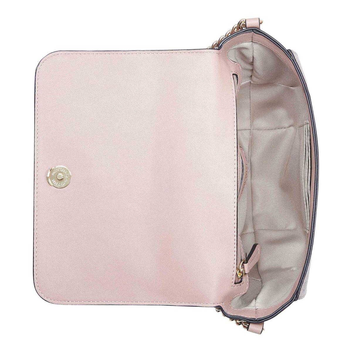 Nine West Nemi Top Handle Flap Crossbody Bags Pink / White | YOBN21789