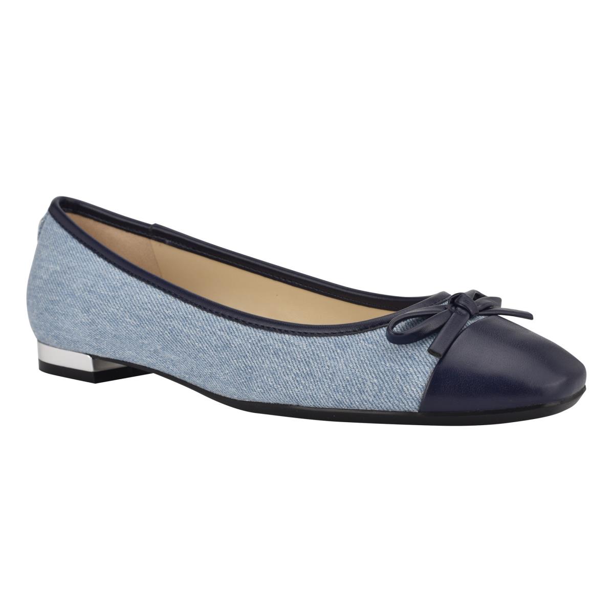 Nine West Olly 9x9 Ballet Ballet Flats Blue | ICVS70458