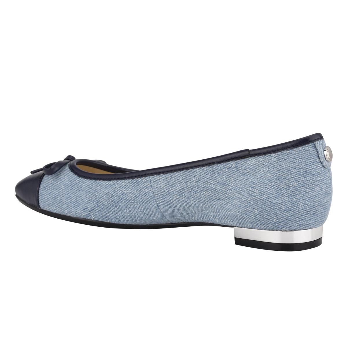 Nine West Olly 9x9 Ballet Ballet Flats Blue | ICVS70458