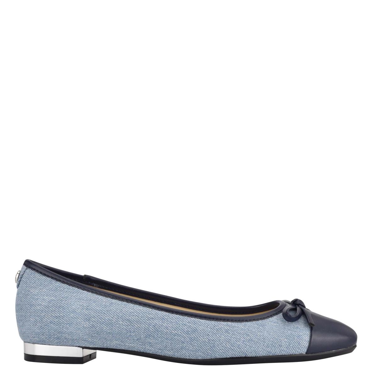 Nine West Olly 9x9 Ballet Ballet Flats Blue | ICVS70458