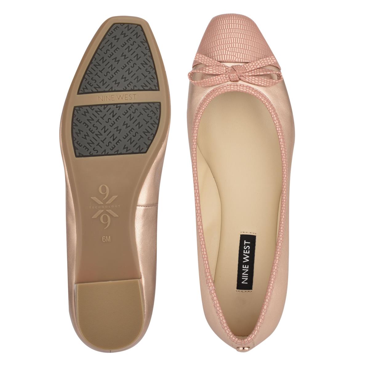 Nine West Olly 9x9 Ballet Ballet Flats Pink | OLXI38207