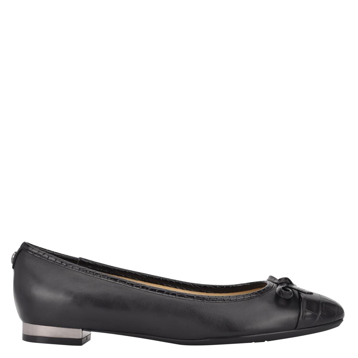 Nine West Olly 9x9 Ballet Flats Black | AODW06152