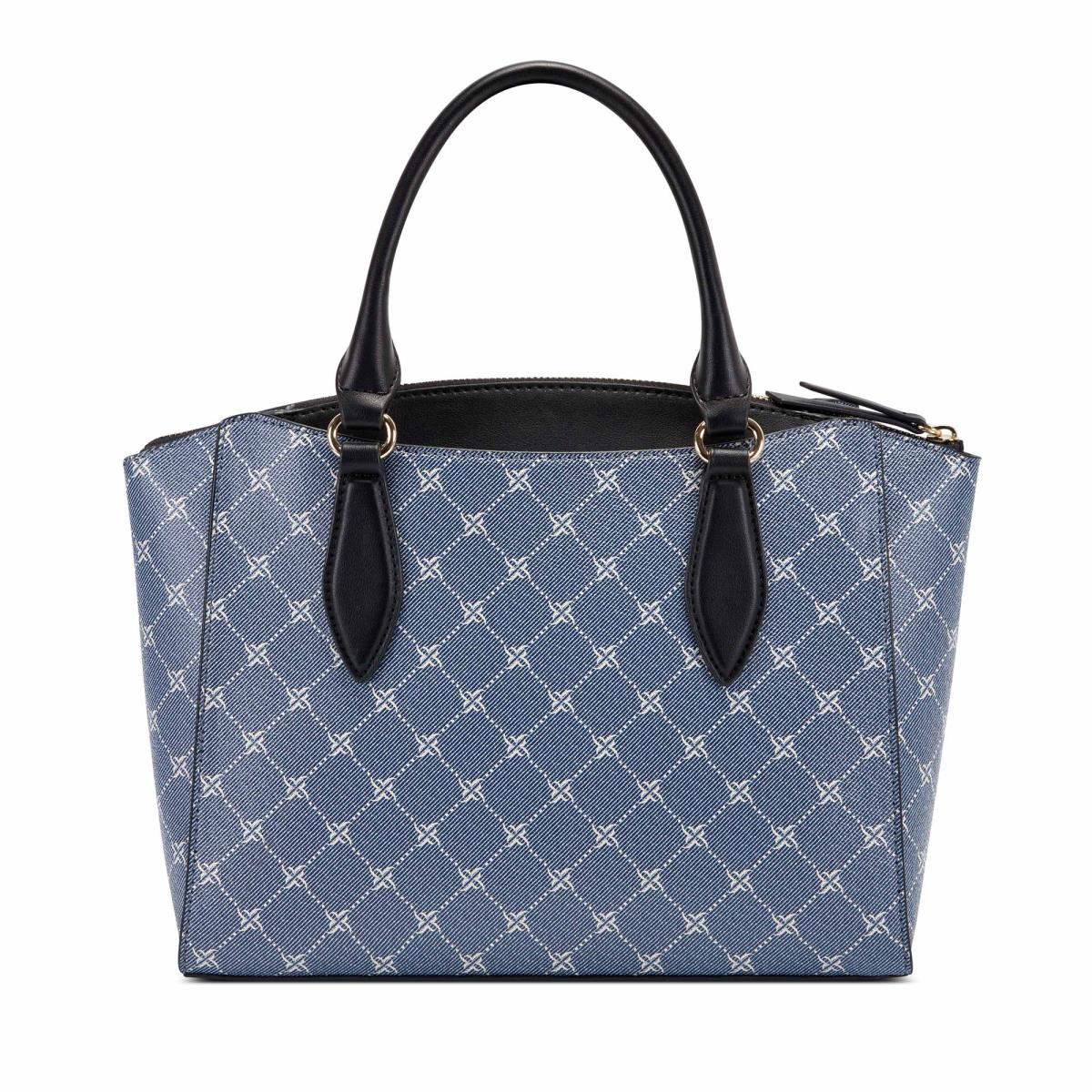 Nine West Paisley Jet Set Satchel Bags Blue | GJUL59832