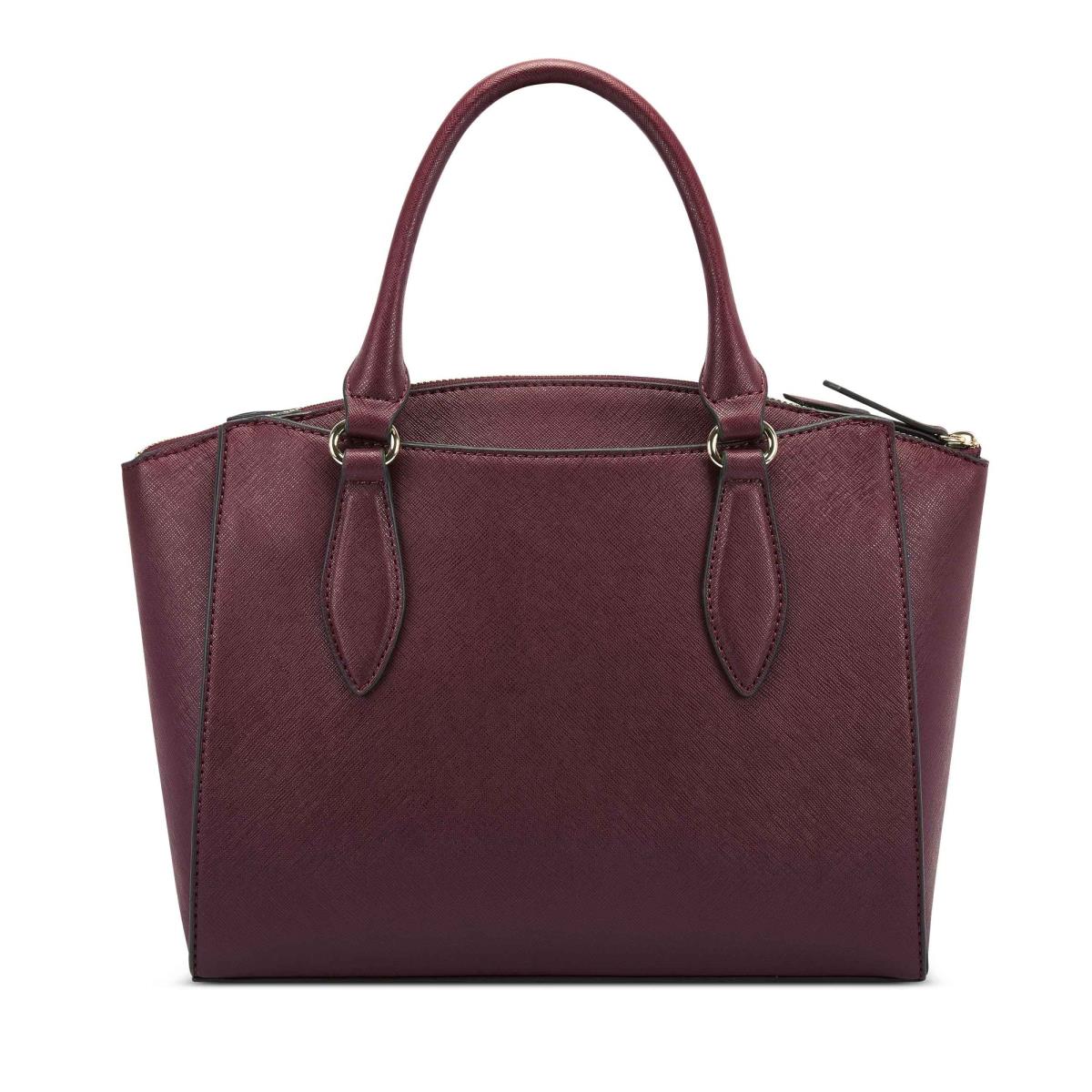 Nine West Paisley Jet Set Satchel Bags Claret | WQZA59026