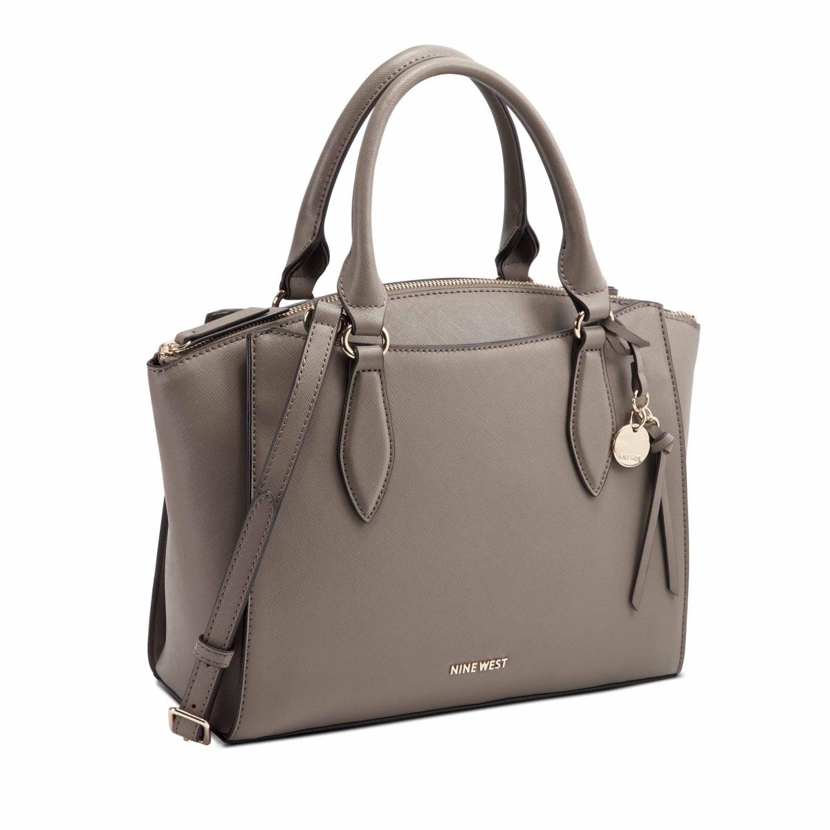 Nine West Paisley Jet Set Satchel Bags Grey | INRH05946