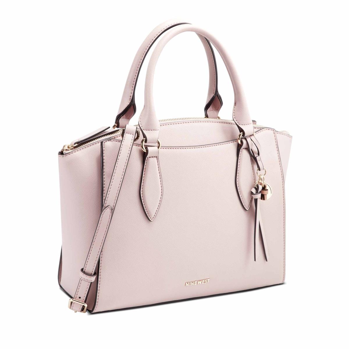 Nine West Paisley Jet Set Satchel Bags Pink | CUYT58913