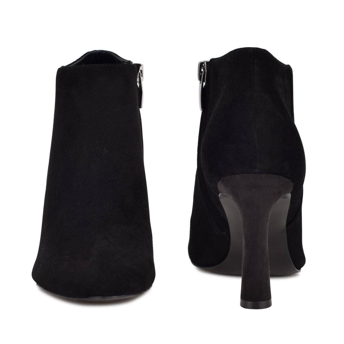 Nine West Raze Dress Booties Black | USQZ20386