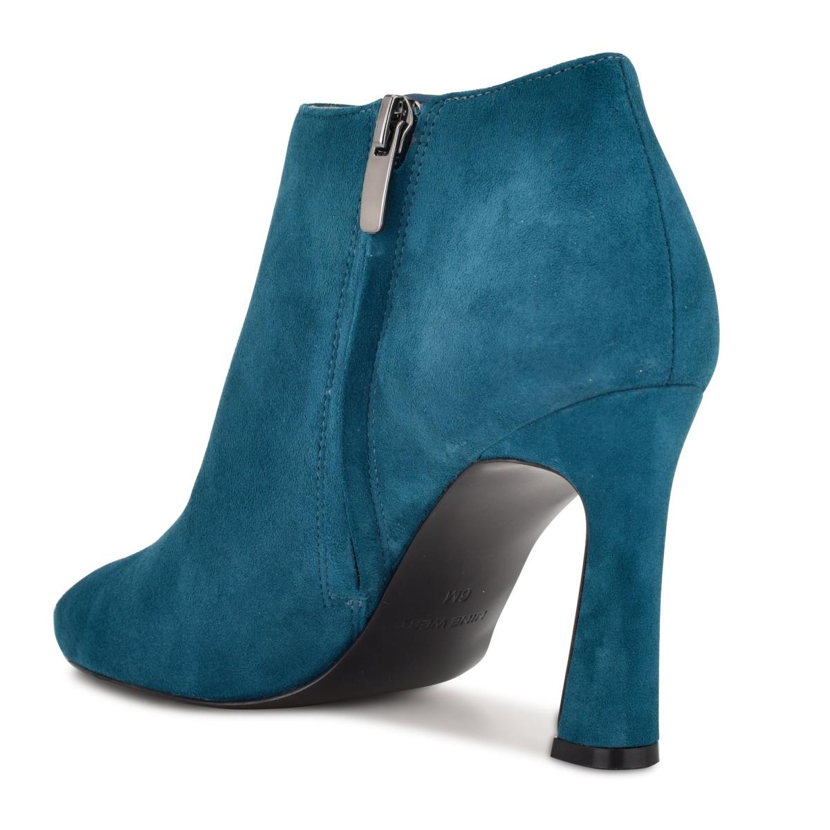 Nine West Raze Dress Booties Turquoise | RMKC68901