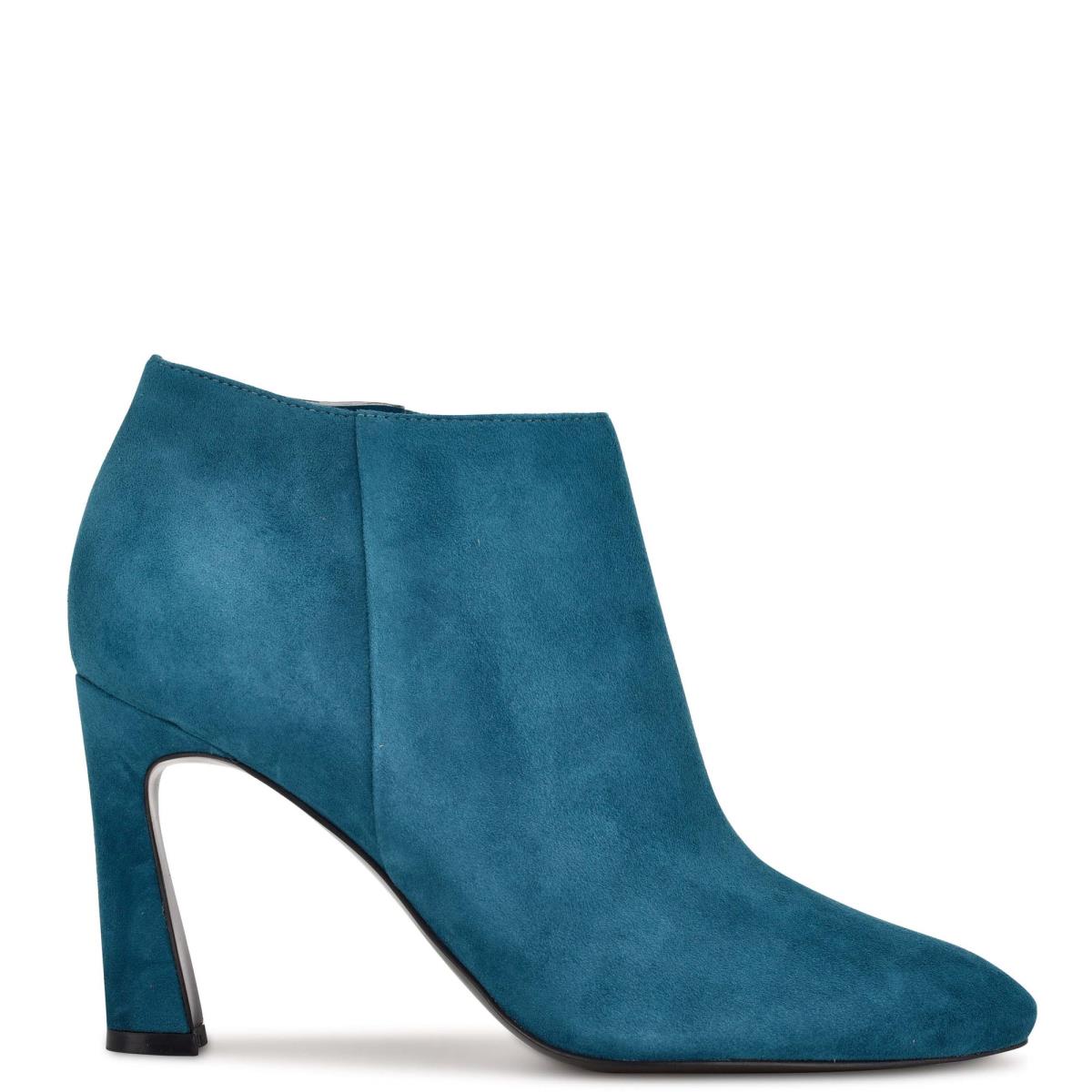 Nine West Raze Dress Booties Turquoise | RMKC68901