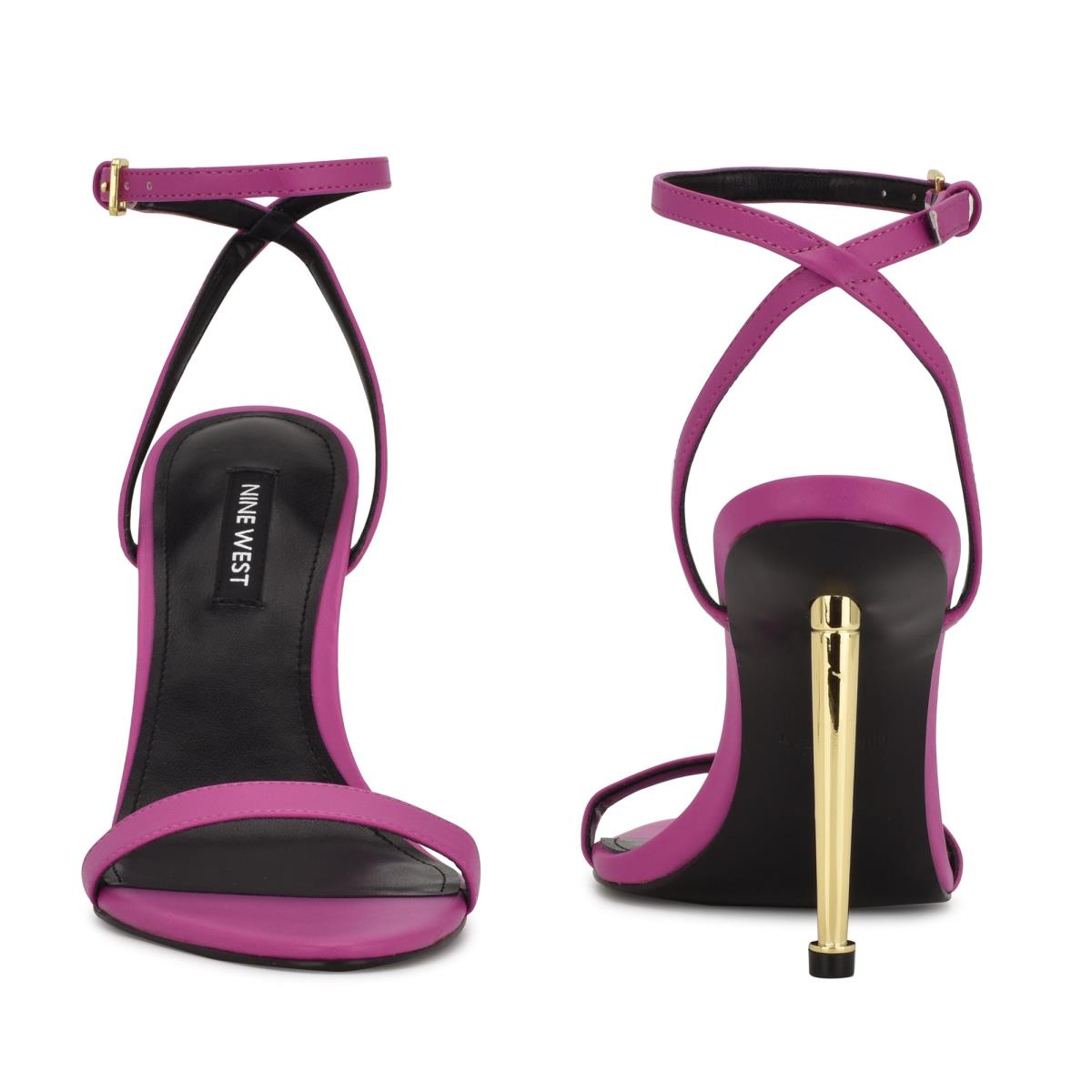 Nine West Reina Ankle Strap Sandals Pink | DGKQ24735