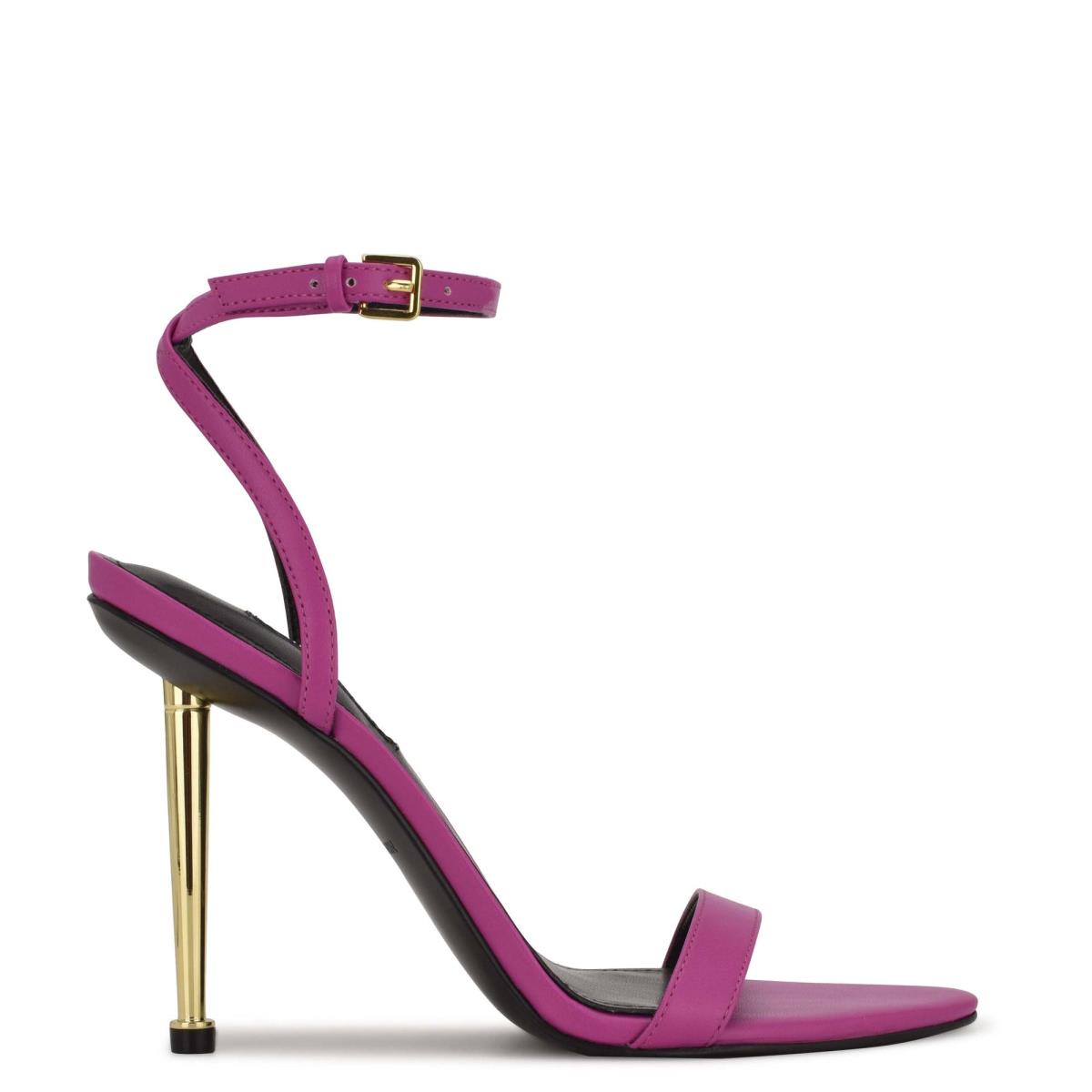 Nine West Reina Ankle Strap Sandals Pink | DGKQ24735