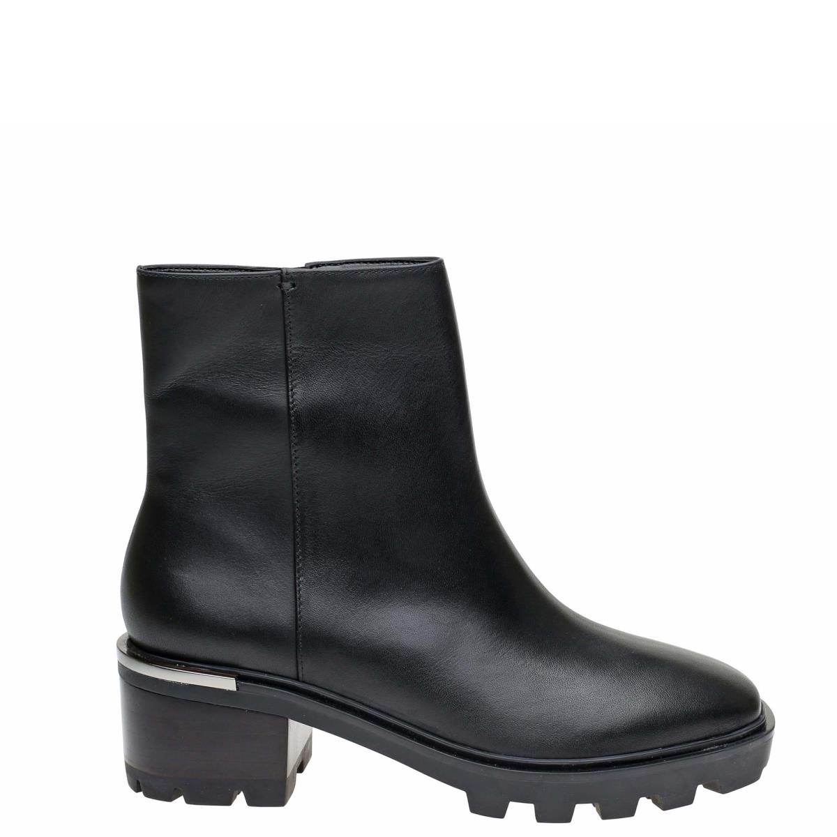 Nine West Remmie Lug Sole Booties Black | DEMJ93856